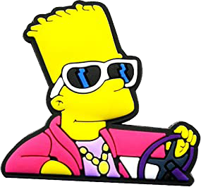 Caliente dibujos animados Simpson familia personajes zapato encantos al por mayor personalizado PVC goma zapato encantos para Croc zuecos - Product Image 3