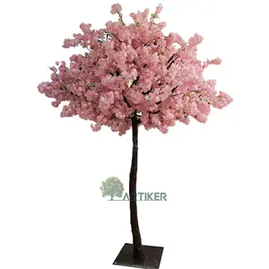 Pohon Bunga Sakura Pernikahan Kustom Grosir Pohon Bunga Sakura Buatan Merah Muda Murah untuk Dekorasi