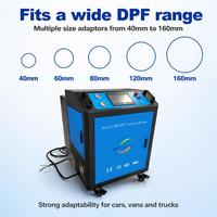 Máquina de Limpieza de DPF Diésel de Grado Industrial, Limpiador de Catalizadores SCR, Diseño Portátil con Carro para Talleres con Gran Demanda de Servicio