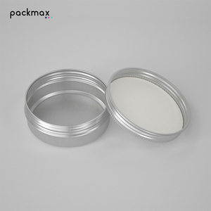 60ml 68*25mm Aluminum Tin for <b>Tea</b> Leaves Hair Wax Aromatherapy Balm - Mooncake <b>Box</b> In Stock Wholesale - Product Image 1