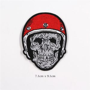 Punk Style Iron on Black Series Embroidery Rock Band Skull Moon Patch for Clothing Bag Jeans Decoration - Product Image 6