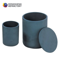 Creuset en carbure de silicium Rongsheng SiC 50% - 95% pour four, réfractaire moyen (1580-1770°C) - Prix usine