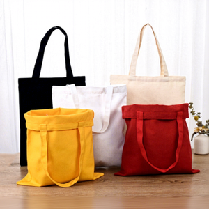 Bolsa <span class=keywords><strong>de</strong></span> Compras <span class=keywords><strong>de</strong></span> Lona <span class=keywords><strong>de</strong></span> Algodón Personalizada, Hecha a Mano, Reutilizable, con Cremallera y Bolsillos - Product Image 6