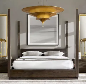 Minimalist Modern Luxury Icaro Brass Chandelier Hanging for Living Room Villa Hotel Bedroom Ceiling Decor