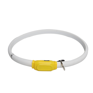 Nuevo modelo 500mAh <span class=keywords><strong>Collar</strong></span> de perro LED de silicona multicolor <span class=keywords><strong>Collar</strong></span> de mascota iluminado multifuncional Recargable por USB - Product Image 3
