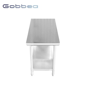 Guanbai dày thép không gỉ bàn làm việc thương mại Nhà bếp nhà hàng thiết bị thép bàn làm việc - Product Image 3