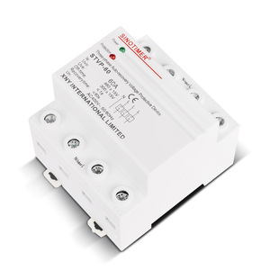 STVP-60 3 phases 4 fils 380V 60A protecteur de tension économique <span class=keywords><strong>auto</strong></span>-<span class=keywords><strong>récupération</strong></span> reconnexion automatique disjoncteur de Protection de tension - Product Image 3