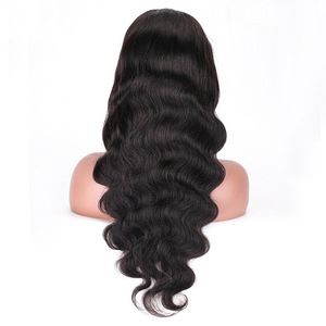 Perruque à dentelle complète 5*5 7x7 Lace Body Waver, <span class=keywords><strong>cheveux</strong></span> Remy, entièrement tissée à la main, 14 pouces, 12A, sans caoutchouc, couvre-chef, toutes les couleurs - Product Image 1