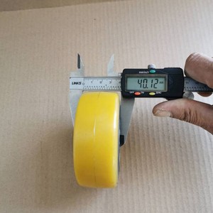 耐久性のある100x40-15mm Jungheinrich 50303847 ポリウレタン製鋳鉄製支持安定ホイール - Product Image 4