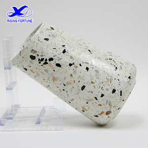 Maceta de terrazo decorativa moderna de estilo nórdico para el hogar y el jardín, maceta de flores de terrazo para plantas - Product Image 3