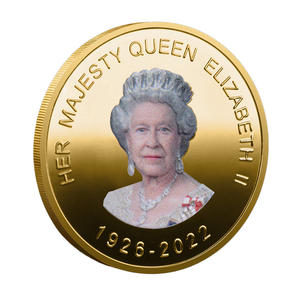 Pièce commémorative en métal de la reine Élisabeth II, 1926-2022, souvenir à thème commémoratif, gravée recto-verso - Product Image 2