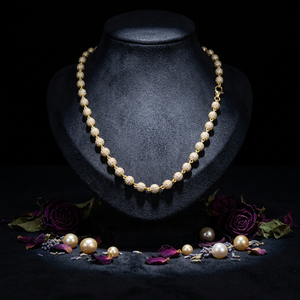 Collier pour homme en argent sterling 925 plaqué or 18 carats, style hip-hop, avec perles en moissanite VVS, chaîne à maillons glacés, tailles 5 mm, 7 mm, 10 mm - Product Image 2