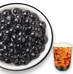 Bolas de tapioca masticables, suministros de perlas <span class=keywords><strong>boba</strong></span> de azúcar moreno negro, perlas de Cocina Rápida, cuentas de tapioca para burbujas, té de la leche - Product Image 2