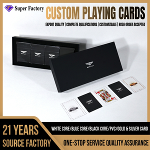 Cartes à Jouer Personnalisées Bentley 57x87mm en Papier Couché avec Impression de Logo pour Jeu de Poker et Divertissement - Product Image 2