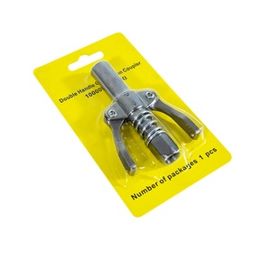 TGS High Quality 10000 <strong>PSI</strong> Grease Gun Coupler Hot Sale Double Handle Nozzle Oiling Coupler Hand Tool Essential - Product Image 6