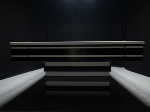 Tavolo da <span class=keywords><strong>Biliardo</strong></span> Americano SpaceFlex 9ft su Misura, Design 9-Ball, con Tasche in Pelle, Cassetto Nascosto e Logo Personalizzato - Product Image 2