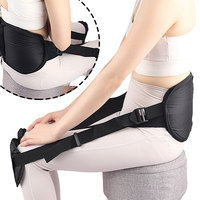 Correcteur de posture assise, ceinture lombaire réglable avec sangles pour les genoux pour le travail au bureau, soutien confortable quotidien, logo personnalisé