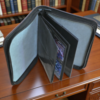 Personalisierter Lasergravierter 4-Taschen-Sammelkartenordner mit Reißverschluss TCG-Kartenalbum Sammelkartenhalter für Großhandel OEM ODM