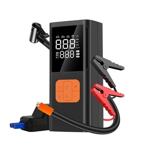 Compresseur d'air portable pour voiture, gonfleur électrique, démarreur de voiture, alimentation de secours <span class=keywords><strong>3</strong></span>-en-1, booster d'allumage Modèle P2 Simple - Product Image 1
