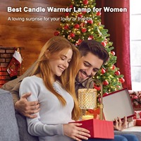 Lampe chauffe-cire électrique pour parfumer la maison, aromathérapie, décoration chambre et salon, veilleuse à intensité variable