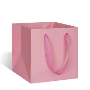 Grand sac cadeau en papier carré, sac fourre-tout en papier épais et résistant pour bouquet, arrangement floral, fête, mariage, emballage cadeau - Product Image 6
