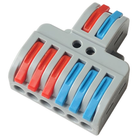 222 Connecteur à levier 3 voies 32A 250V Cage Spring Clamp Termination pour les stations de transmission automobile et de puissance