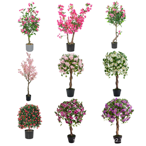 PZ-1-132 Ruopei กระถางต้นไม้ Topiary ประดิษฐ์ต้นไม้ไซเปรสสีเขียวสําหรับตกแต่งบ้านในร่มกลางแจ้ง - Product Image 6