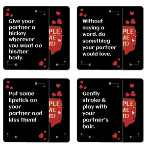 Juego de Cartas Creativo para Parejas, Cartas Ecológicas, Portátiles, Personalizables, con Esquinas Redondeadas, de Pengle - Product Image 1