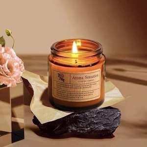 Velas Aromáticas de Cera de Soya Hechas a Mano con Etiqueta Privada al por Mayor, Velas de Aromaterapia en Frascos de Vidrio con Logotipo Personalizado para Decoración <span class=keywords><strong>del</strong></span> Hogar - Product Image 6