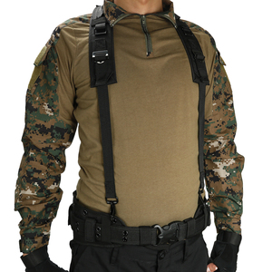 חגורת קרב טקטית MOLLE עם רצועות Y ניתנות להסרה, חגורת מותן מרופדת ועמידה לעומס כבד לאימוני קרב - Product Image 4