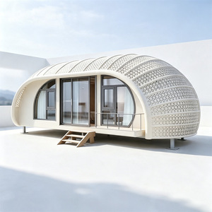 Casa de Huéspedes Prefabricada de Acero Curvado Moderno, Experiencia de Alojamiento Única; Elegante Casa de Árbol con Diseño de Nido de Pájaro - Product Image 4