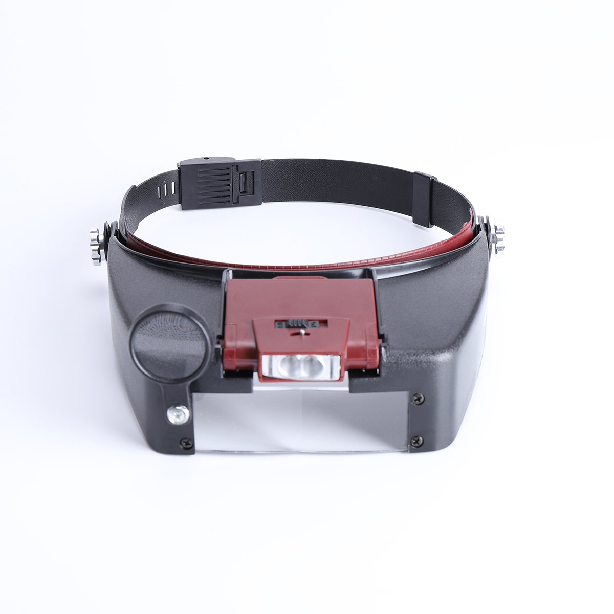 Лупа на голову со светодиодной подсветкой, увеличительное стекло, лупа для ювелирных изделий со светодиодными лампами 1,5x3X8, 5X 10x