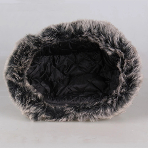 Mũ Mùa Đông Cho Nam Mũ Trùm Tai Ấm Áp Màu Đỏ Lông Mũ Trùm Đầu Mũ Ushanka Nga Kẻ Ca Rô Dày Hơn Cho Nữ Màu Xanh Đen - Product Image 6