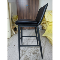 Chaise de bar tabourets de bar de restaurant chaise de salle à manger de qualité solide pieds en métal noir