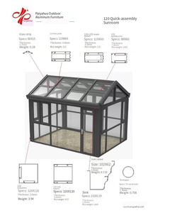 Paiyahao Padiglione in Alluminio Stile Cinese Moderno 3.0mm, Gazebo con Tetto Curvo per Villa di Lusso con Vista sulle Montagne - Product Image 5