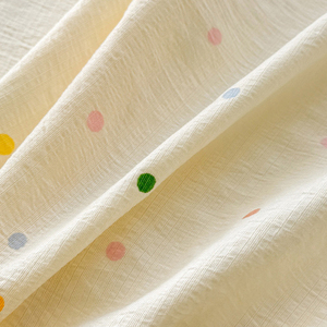 Juego de Sábanas Ajustables de 4 Piezas con Diseño de Puntos para Niños, Tejido de Algodón Antiarrugas Multicolor para Niños, Niñas, Adolescentes y Bebés - Product Image 3