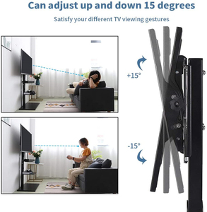 <strong>TV</strong> Tilt Swivel Floor <strong>Stand</strong> <strong>Mount</strong> <strong>TV</strong> <strong>Mount</strong> for 32-65 Inch Flat Panel Screen - Product Image 6