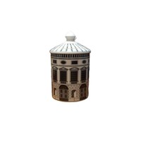 Pot de rangement décoratif en céramique d'art néo-classique nordique, design moderne et jetable pour décorations et ornements doux dans une salle d'exposition