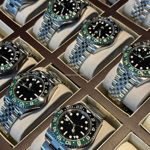 Diepblauw Rvs Heren Mechanische Duiker Horloge 41Mm Ppf Fabriek Chronograaf Alarm Wijzer Wijzerplaat Oceanmaster 4500V - Product Image 5