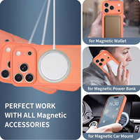 Coque de téléphone magnétique ultra-fine effet mat anti-traces de doigts et anti-taches, personnalisable OEM pour iPhone 17 Pro Max