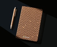 Ensemble cadeau d'entreprise personnalisé, bloc-notes A5 en café recyclé, ensemble stylo, pour une culture d'entreprise durable, kit de bienvenue pour les employés