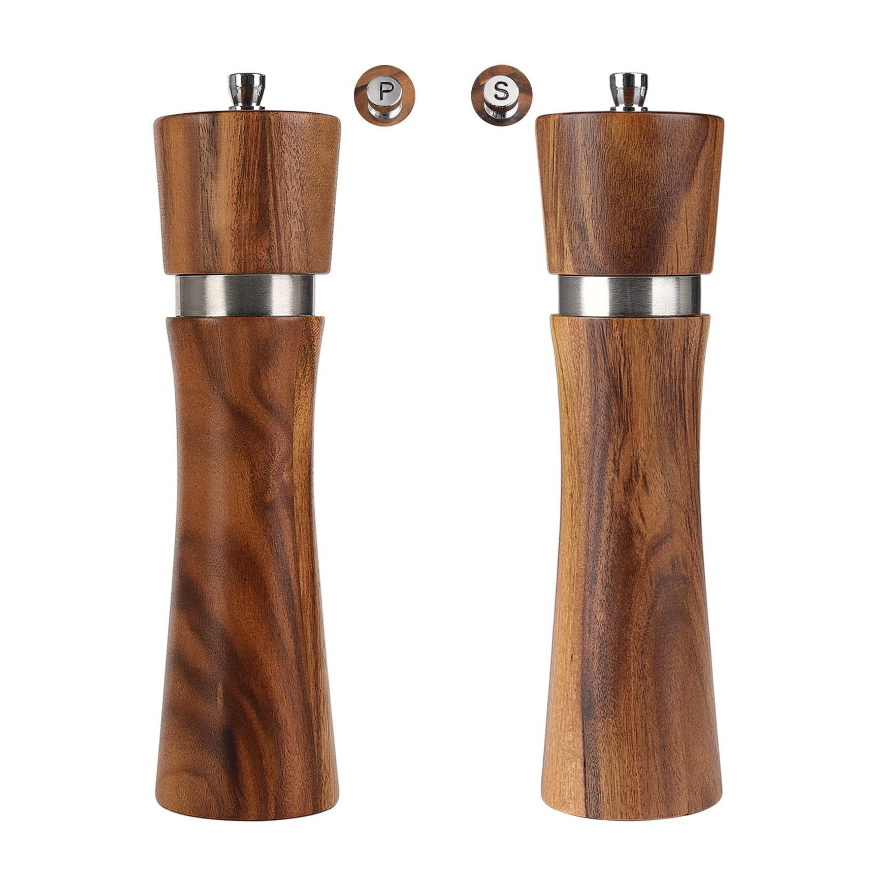 Бамбуковая соль и перец Grin, Wood Mill, 2022 г.