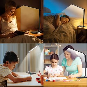 Đèn Bàn Sạc Không Dây Hẹn Giờ Tự Động Bảo Vệ Mắt Có Đèn Ngủ Đèn Bàn Học Không Dây Cảm Ứng Gập Được Bằng Hợp Kim Nhôm - Product Image 5