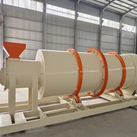 Granulateur à tambour rotatif résistant à l'usure pour la production d'engrais organiques, taux de pelletisation élevé, entraînement motorisé, 1000 kg