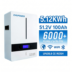 <span class=keywords><strong>Batterie</strong></span> murale LiFePO4 haute efficacité, système <span class=keywords><strong>de</strong></span> stockage d'énergie domestique, contrôle intelligent par application - Product Image 1