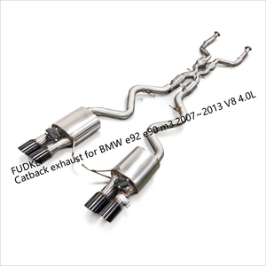 बीएमडब्ल्यू 3-सीरीज़ (ई90 ई92) 304 स्टेनलेस स्टील इलेक्ट्रिक वाल्व एग्जॉस्ट पाइप के लिए थोक कैटबैक एग्जॉस्ट प्रदर्शन में सुधार - Product Image 4