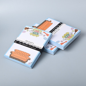 Blocco note della lista di controllo autoadesiva per regalo aziendale personalizzato A6 con note adesive per promemoria e appunti (colore personalizzato) - Product Image 1