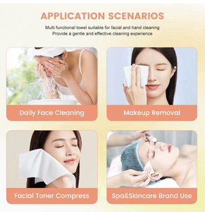 <span class=keywords><strong>Asciugamani</strong></span> puliti per il viso produttore di bambù biodegradabile e getta per il viso asciugamano usa e getta - Product Image 4