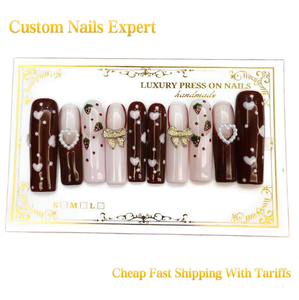 <span class=keywords><strong>Uñas</strong></span> Postizas <span class=keywords><strong>de</strong></span> Gel Suave para Navidad, <span class=keywords><strong>Uñas</strong></span> Acrílicas Hechas a Mano <span class=keywords><strong>de</strong></span> Lujo, Juego <span class=keywords><strong>de</strong></span> 10 <span class=keywords><strong>Uñas</strong></span> Postizas Cuadradas Largas, Suministros <span class=keywords><strong>de</strong></span> <span class=keywords><strong>Uñas</strong></span> Artificiales - Product Image 1