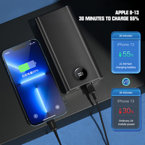 Banco de Energía de Gran Capacidad 20000mah, Cargador Portátil de Súper Capacidad con Luces LED, Carga Rápida - Product Image 3